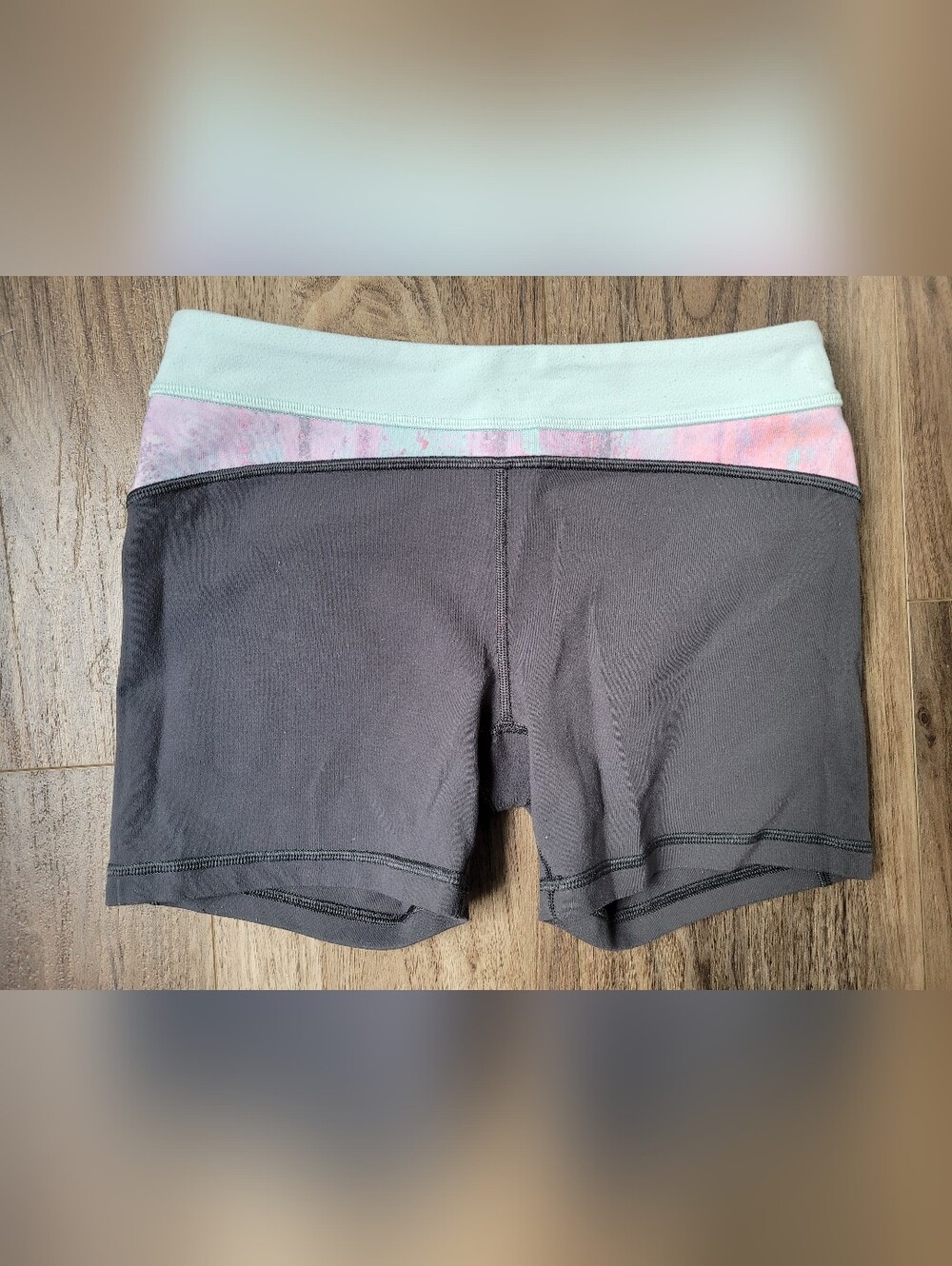 Ivivva Gray with Mint Teal and Pastel Accent Shorts